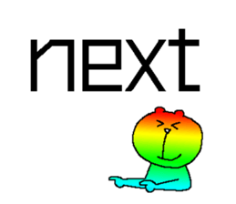 Iridescent bear2 sticker #9714143