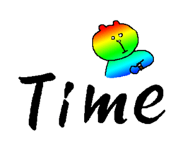 Iridescent bear2 sticker #9714144