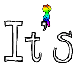 Iridescent bear2 sticker #9714146