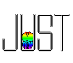 Iridescent bear2 sticker #9714161