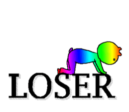 Iridescent bear2 sticker #9714167