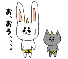 Ogre rabbit 2 sticker #9715393