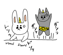 Ogre rabbit 2 sticker #9715400