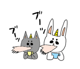 Ogre rabbit 2 sticker #9715403