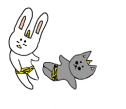 Ogre rabbit 2 sticker #9715405