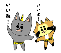 Ogre rabbit 2 sticker #9715415