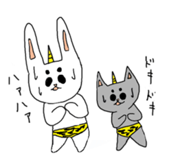 Ogre rabbit 2 sticker #9715422
