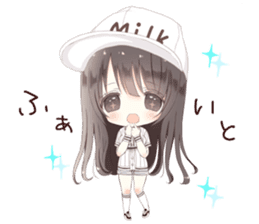 Milk, The Cute Junior High School Girl5 sticker #9715886