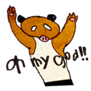 Colorful animals sticker sticker #9716038