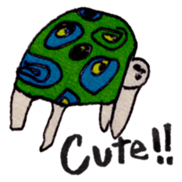 Colorful animals sticker sticker #9716042