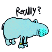 Colorful animals sticker sticker #9716046