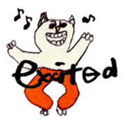 Colorful animals sticker sticker #9716053