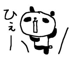 funny panda stickers! sticker #9716242