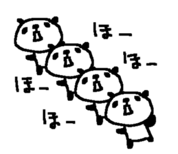 funny panda stickers! sticker #9716243