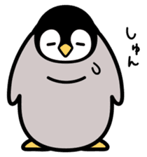Emperor penguin chicks of Kansai dialect sticker #9716604