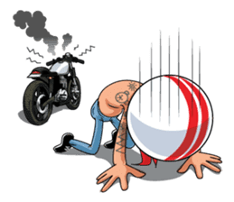 Mr.Neng The Biker sticker #9716677