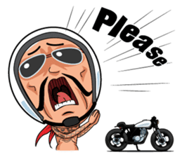 Mr.Neng The Biker sticker #9716679