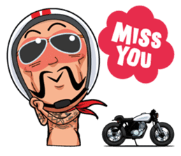 Mr.Neng The Biker sticker #9716704