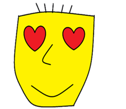 Gold M sticker #9716782