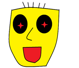 Gold M sticker #9716784