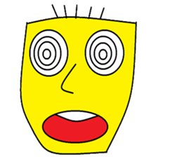 Gold M sticker #9716786