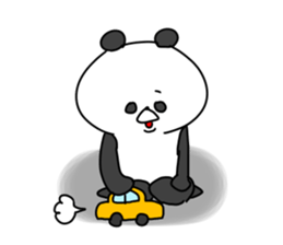 The smile of panda 2 sticker #9716919