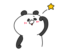 The smile of panda 2 sticker #9716925