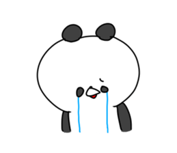 The smile of panda 2 sticker #9716930