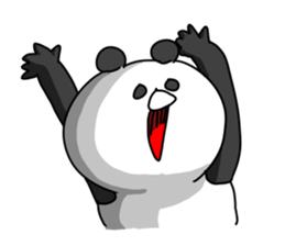 The smile of panda 2 sticker #9716943