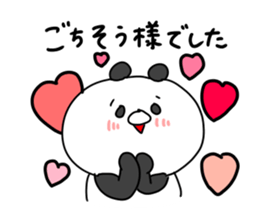 The smile of panda 2 sticker #9716944