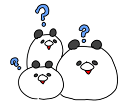 The smile of panda 2 sticker #9716948