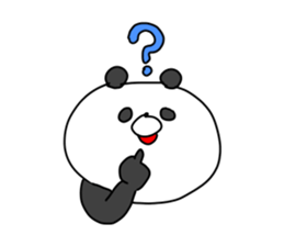 The smile of panda 2 sticker #9716949