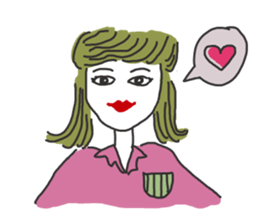 Ladies Sticker sticker #9716999