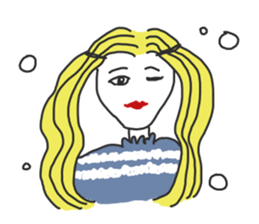 Ladies Sticker sticker #9717001