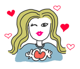 Ladies Sticker sticker #9717002