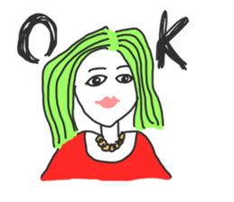 Ladies Sticker sticker #9717003