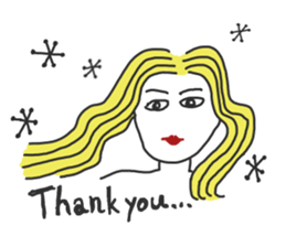 Ladies Sticker sticker #9717004