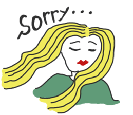 Ladies Sticker sticker #9717005