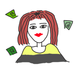 Ladies Sticker sticker #9717006