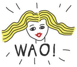 Ladies Sticker sticker #9717007