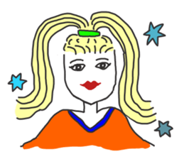 Ladies Sticker sticker #9717008