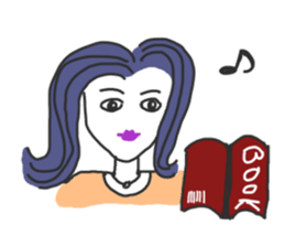 Ladies Sticker sticker #9717009