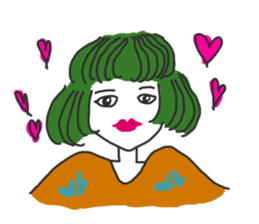 Ladies Sticker sticker #9717012