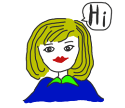 Ladies Sticker sticker #9717014