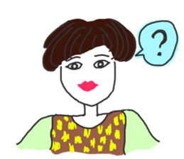 Ladies Sticker sticker #9717015