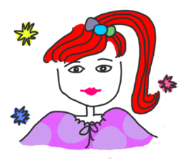 Ladies Sticker sticker #9717018