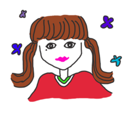 Ladies Sticker sticker #9717021