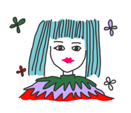 Ladies Sticker sticker #9717022