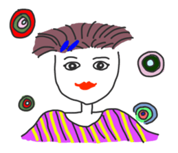 Ladies Sticker sticker #9717026