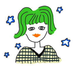 Ladies Sticker sticker #9717027